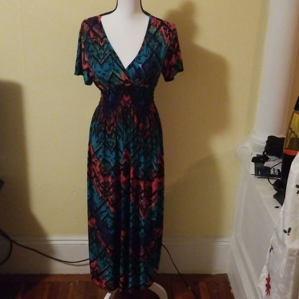 Multicolor long dress